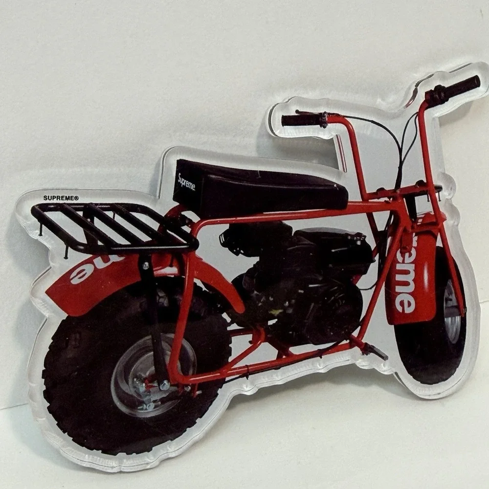 Supreme Mini Bike Coated Acrylic‎ Magnet Tool Box Fridge Magnet Moto